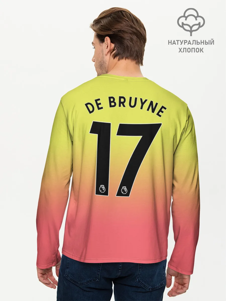 Мужской лонгслив базовый / De Bruyne third 19-20