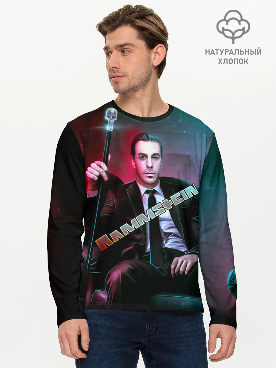 Мужской лонгслив базовый / Rammstein