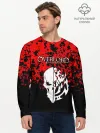 Мужской лонгслив базовый / Overlord Skull red