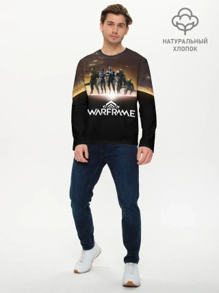 Мужской лонгслив базовый / WARFRAME Planet