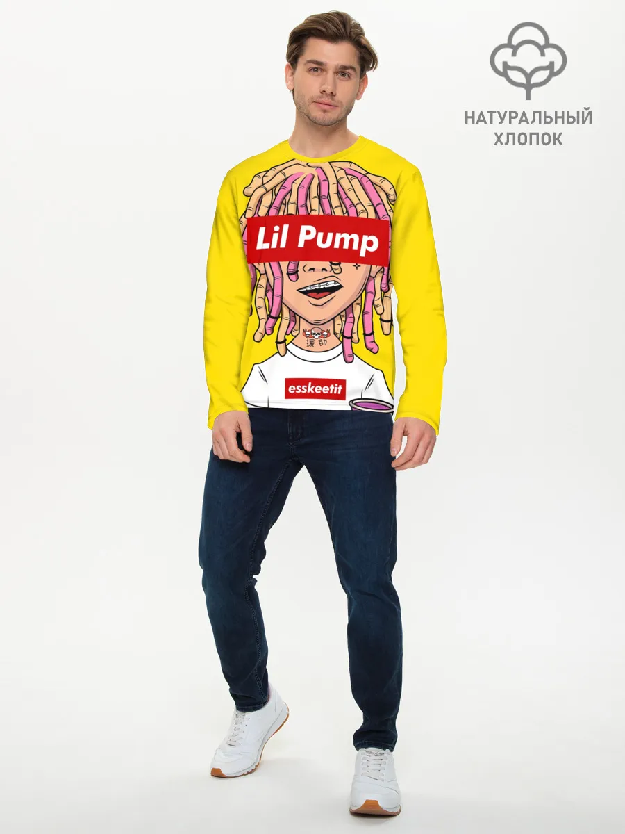 Мужской лонгслив базовый / Lil Pump