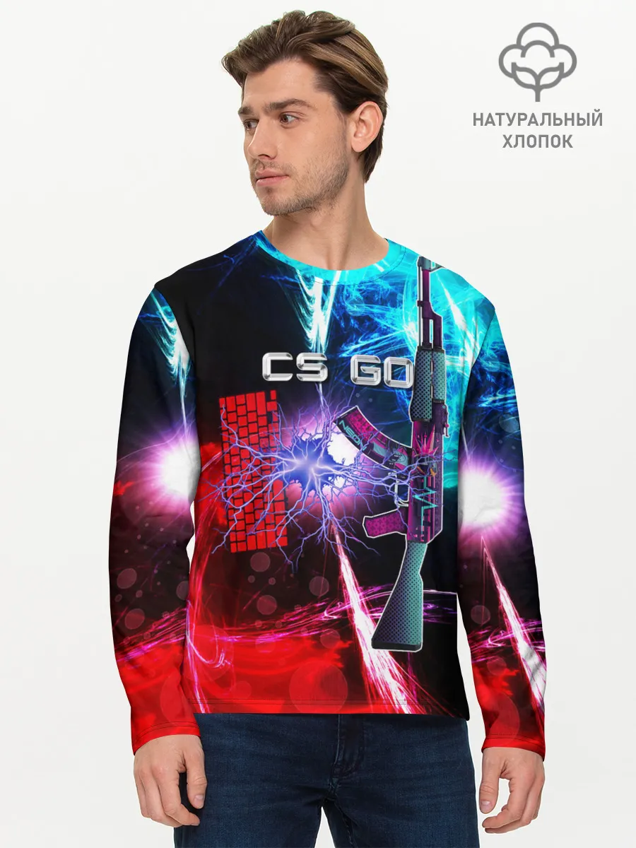 Мужской лонгслив базовый / cs:go
