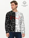 Мужской лонгслив базовый / E=mc2