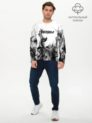 Мужской лонгслив базовый / POWERWOLF