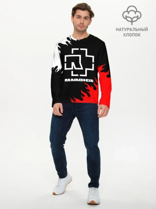 Мужской лонгслив базовый / RAMMSTEIN | РАМШТАЙН