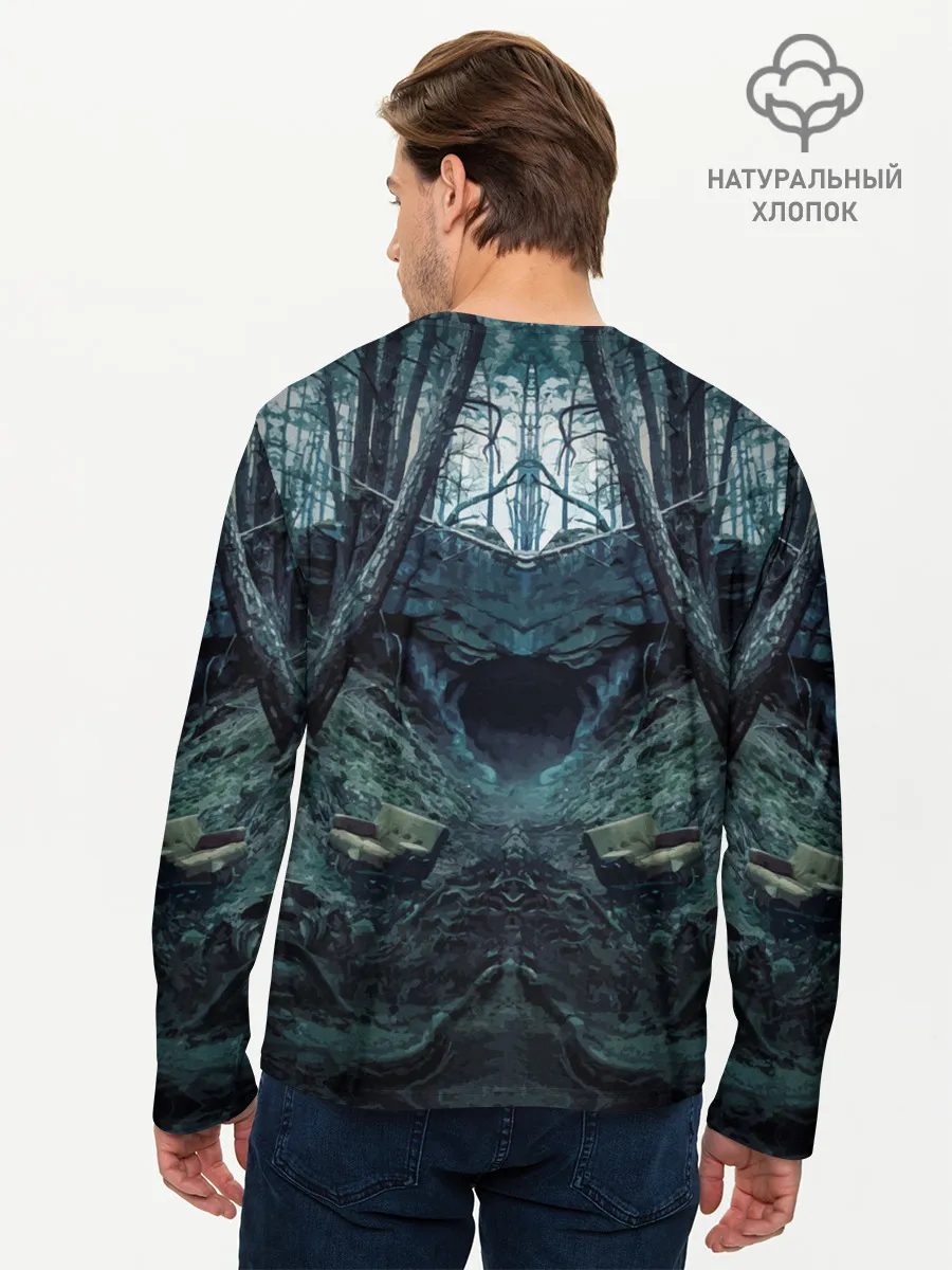 Мужской лонгслив базовый / ТЬМА - No Future