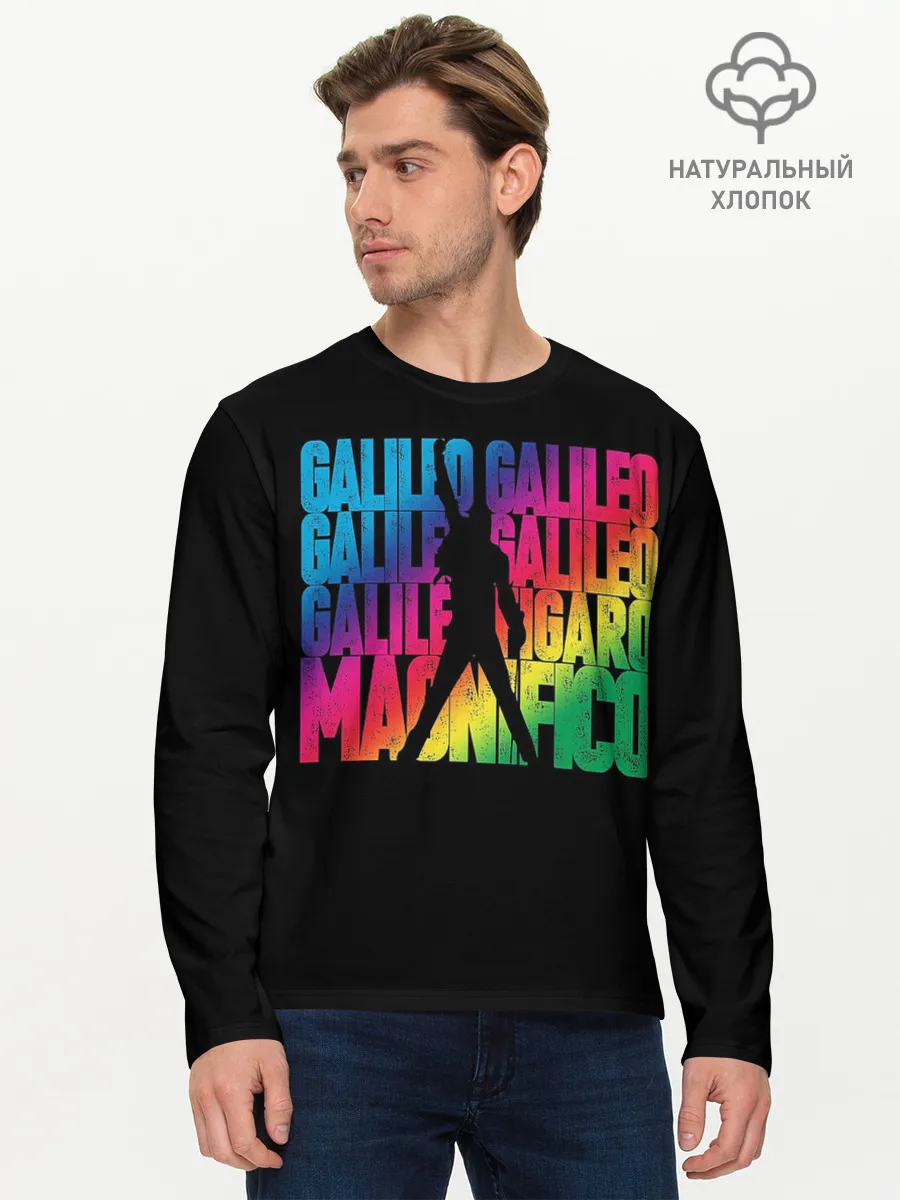 Мужской лонгслив базовый / Queen