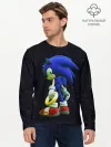 Мужской лонгслив базовый / Sonic
