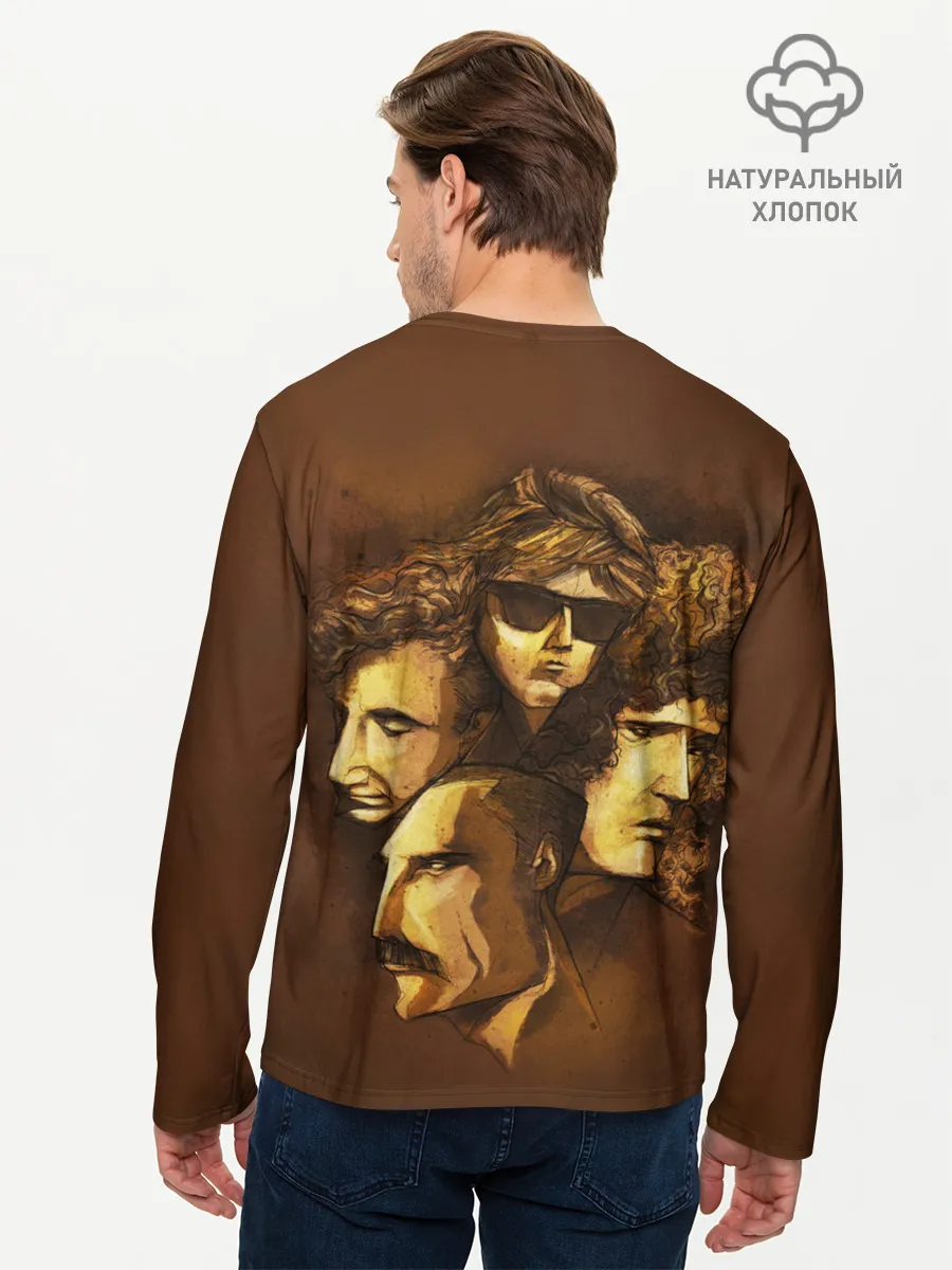 Мужской лонгслив базовый / Queen