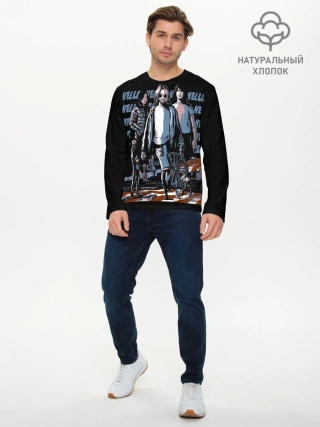 Мужской лонгслив базовый / Nirvana