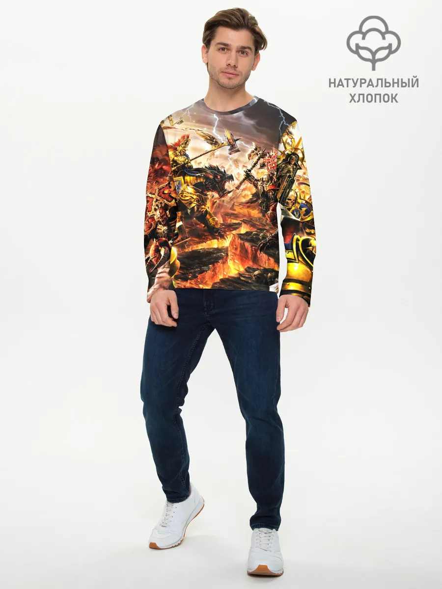 Мужской лонгслив базовый / WARHAMMER 40K