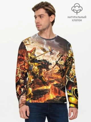 Мужской лонгслив базовый / WARHAMMER 40K