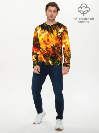 Мужской лонгслив базовый / WARHAMMER 40K