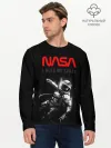 Мужской лонгслив базовый / Nasa