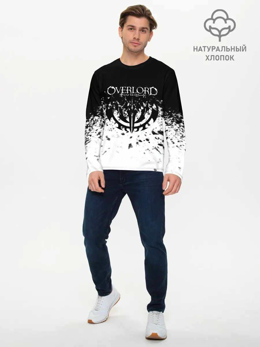Мужской лонгслив базовый / горизонт спрей оверлорд