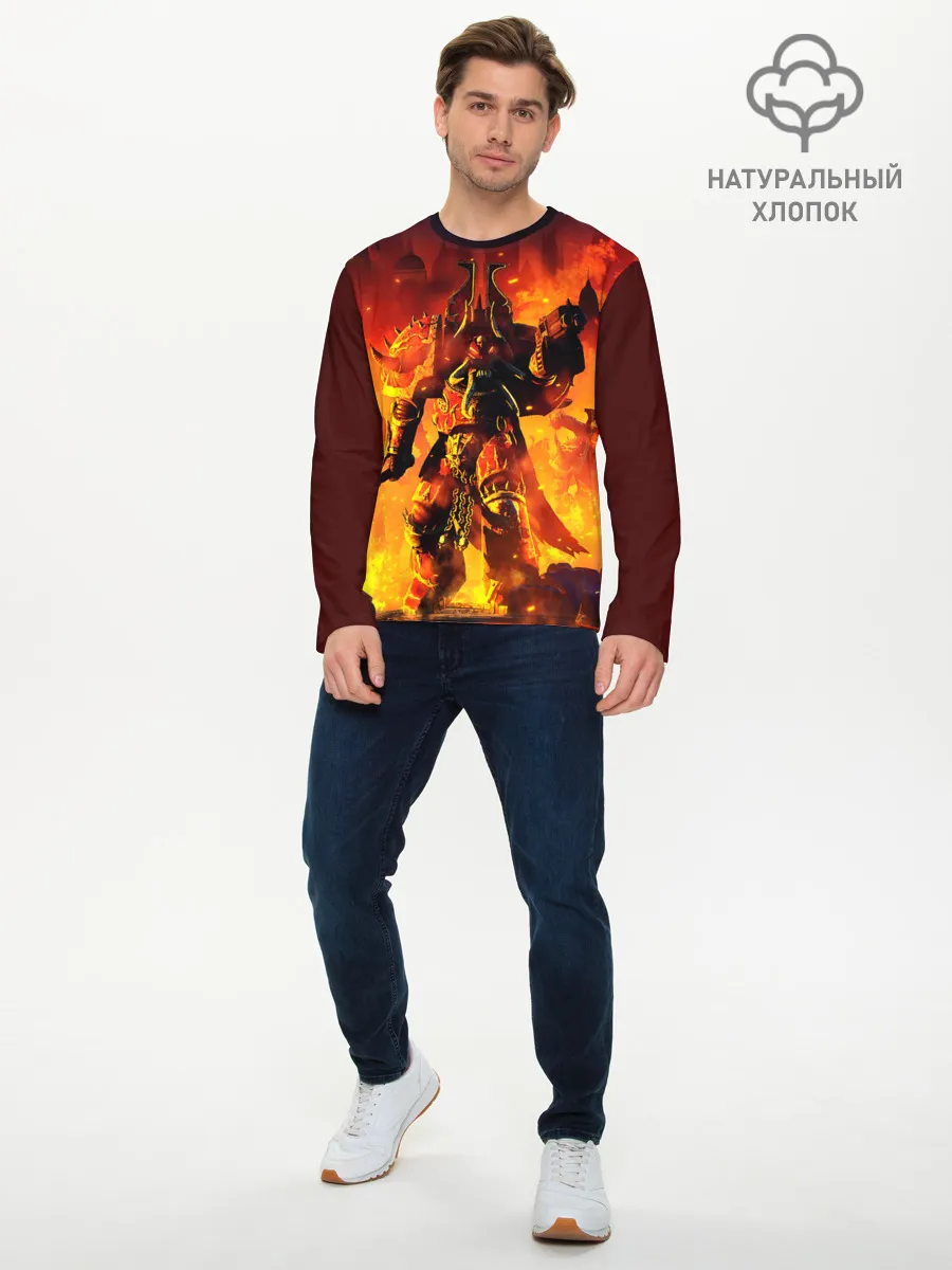 Мужской лонгслив базовый / WARHAMMER 40K
