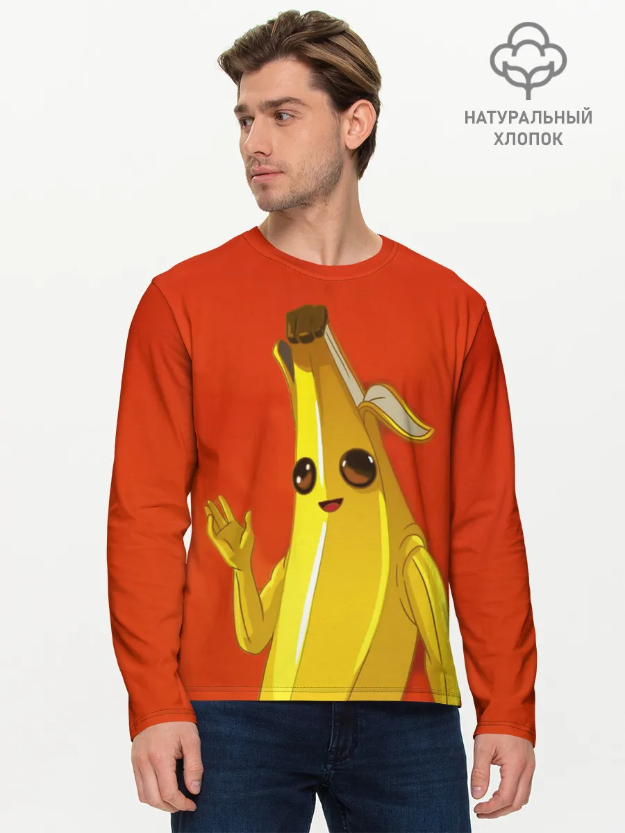 Мужской лонгслив базовый / Banana