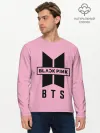 Мужской лонгслив базовый / BTS and BLACKPINK