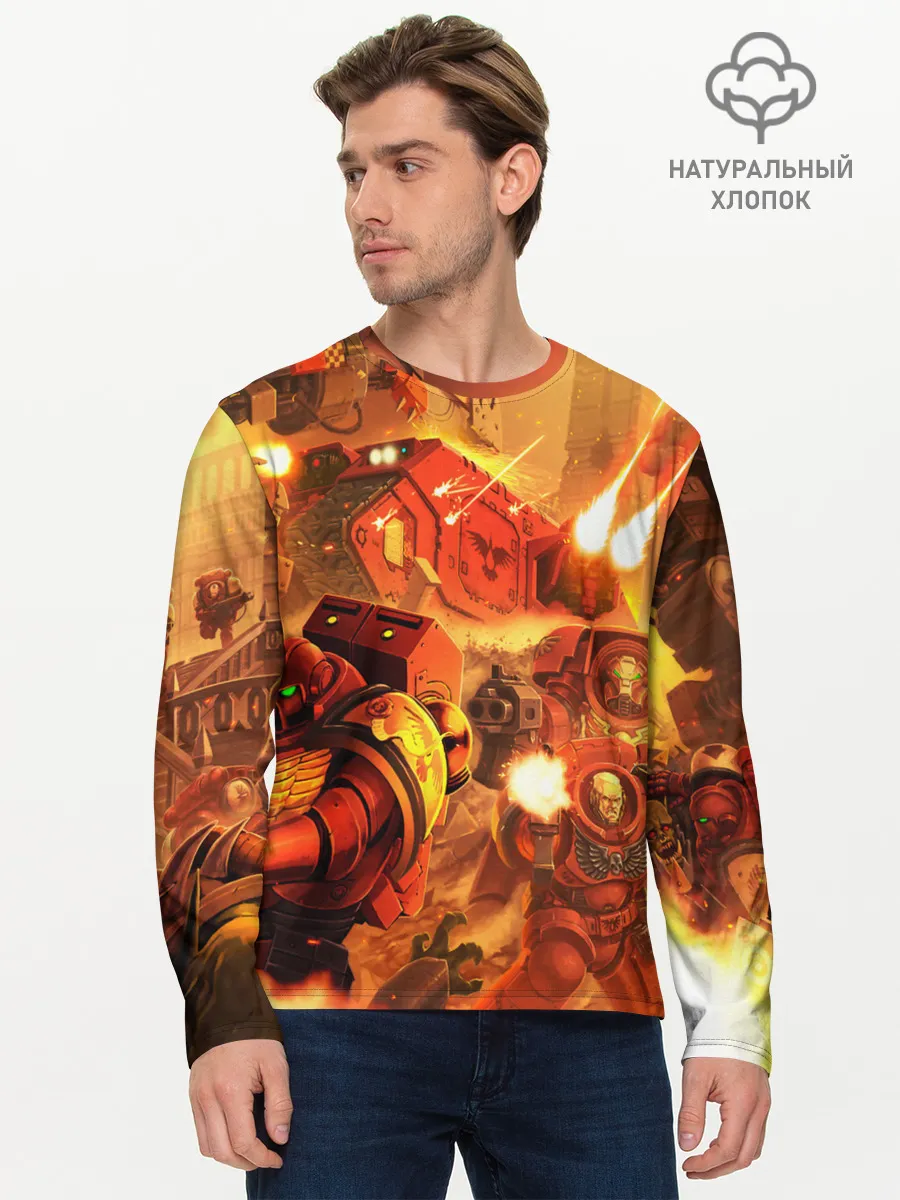 Мужской лонгслив базовый / WARHAMMER 40K