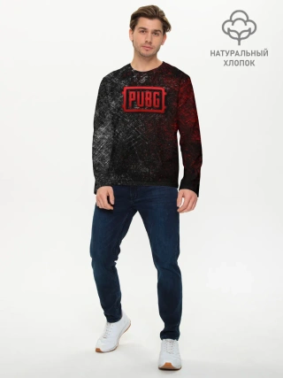 Мужской лонгслив базовый / PUBG