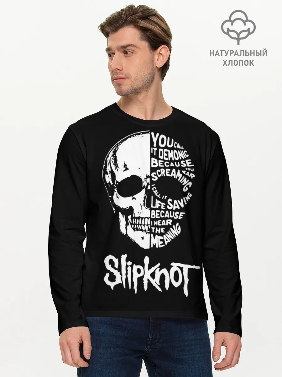 Мужской лонгслив базовый / Slipknot