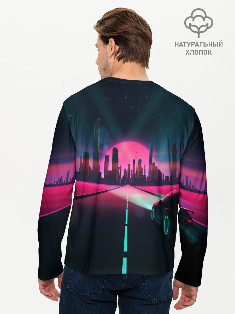 Мужской лонгслив базовый / НЕОНОВЫЙ ГОРОД