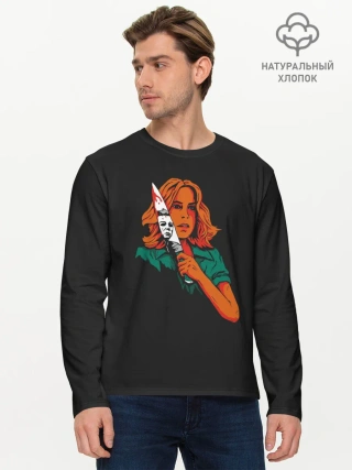 Мужской лонгслив базовый / Лори. Хэллоуин