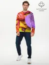 Мужской лонгслив базовый / Разноцветные ракушки multicolored seashells