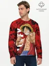 Мужской лонгслив базовый / Манки Д. Луффи, One Piece