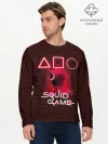 Мужской лонгслив базовый / SQUID GAME | ИГРА В КАЛЬМАРА СОТРУДНИК