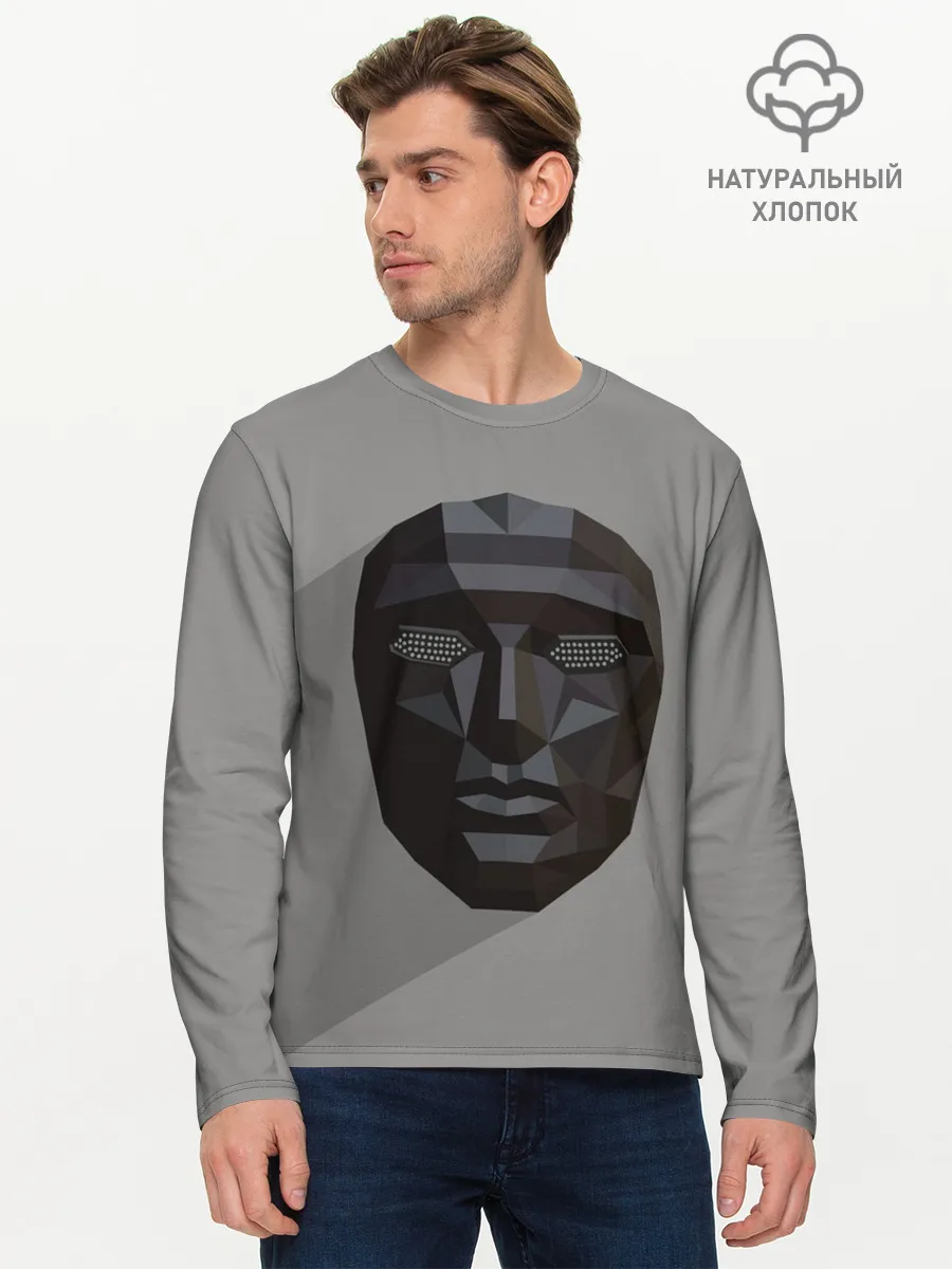 Мужской лонгслив базовый / ИГРА В КАЛЬМАРА РАСПОРЯДИТЕЛЬ | SQUID GAME