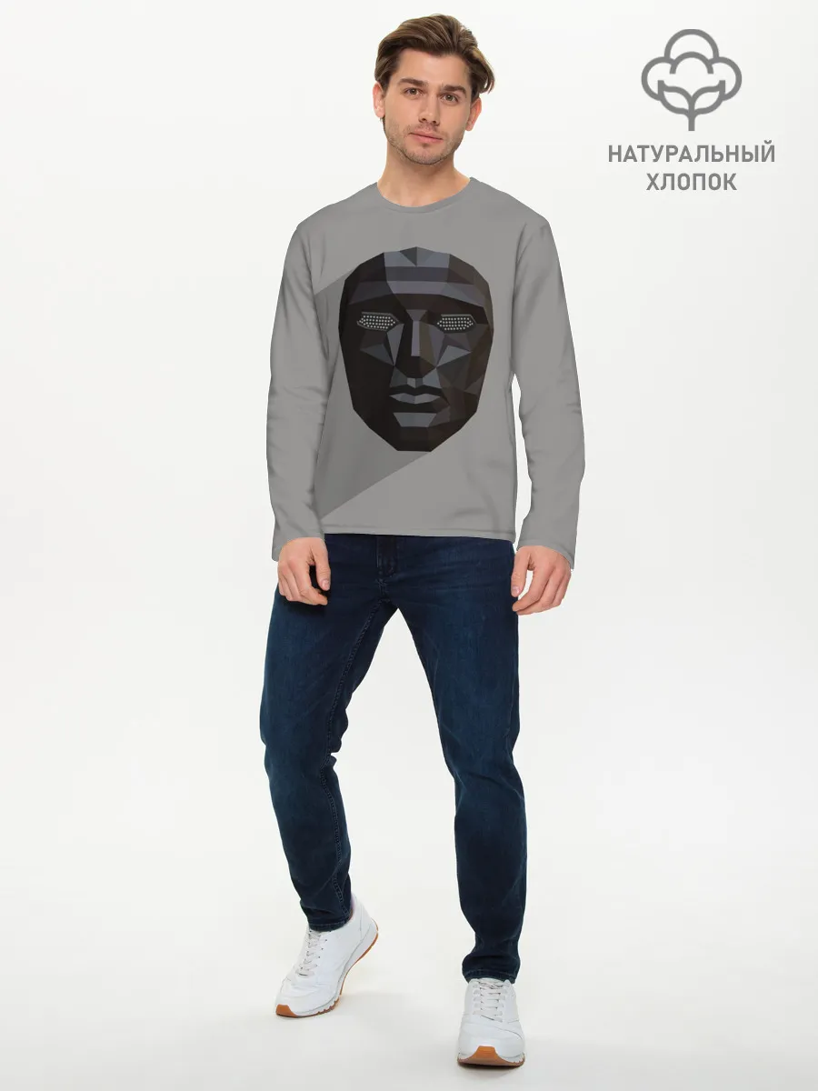 Мужской лонгслив базовый / ИГРА В КАЛЬМАРА РАСПОРЯДИТЕЛЬ | SQUID GAME