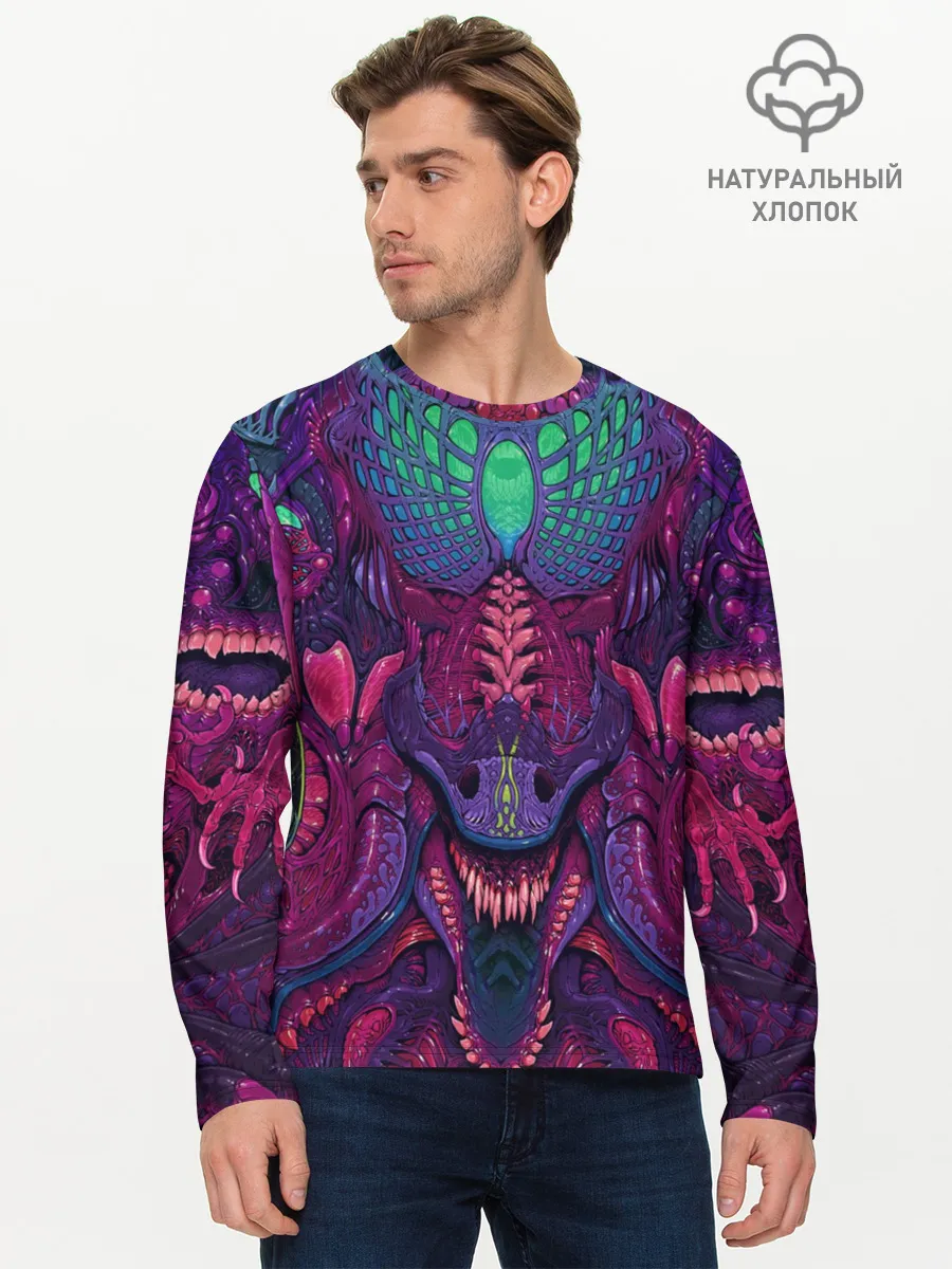 Мужской лонгслив базовый / Скоростная тварь