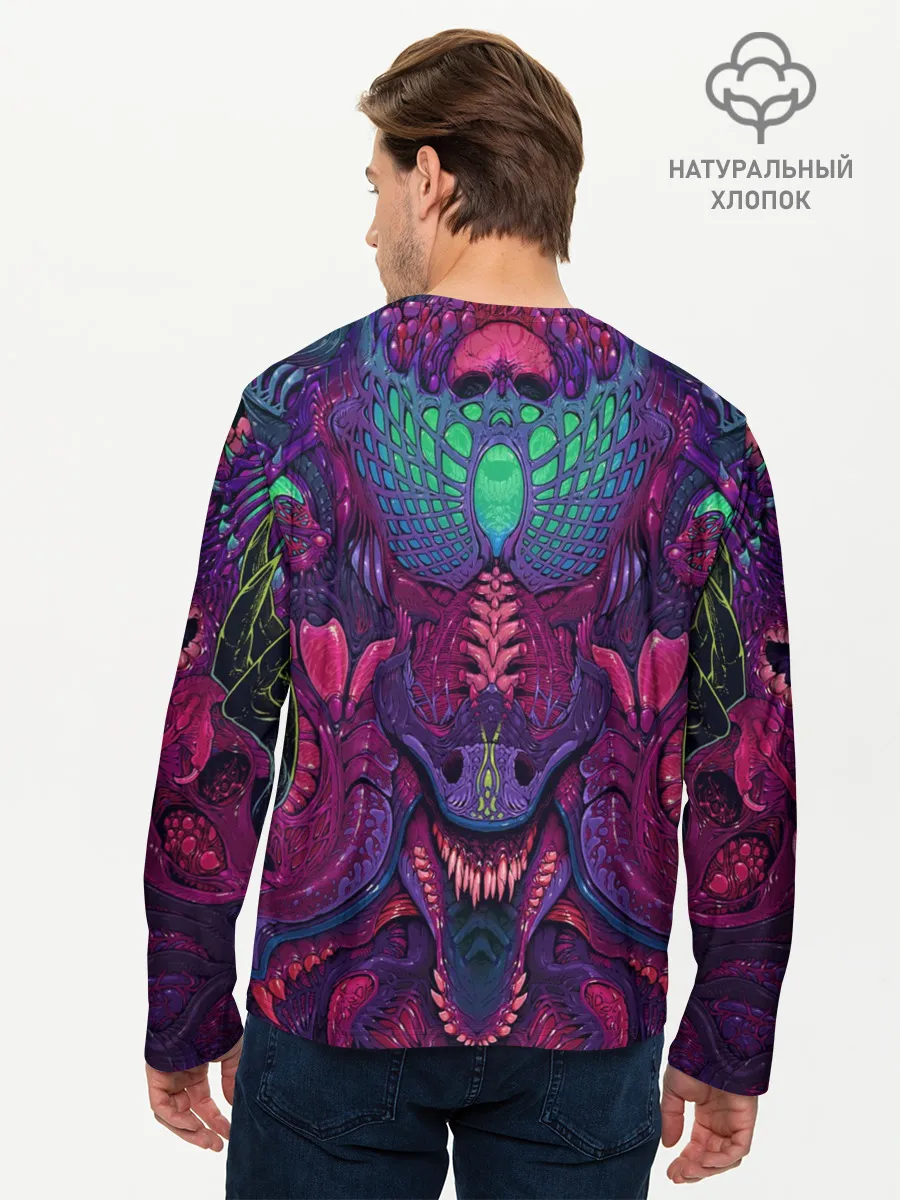 Мужской лонгслив базовый / Скоростная тварь