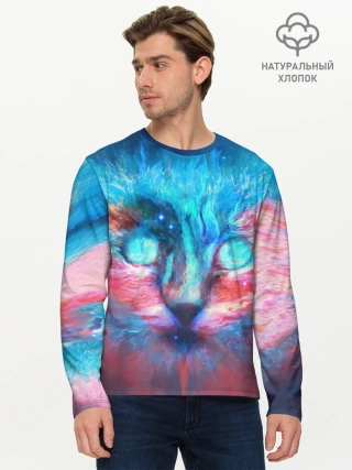 Мужской лонгслив базовый / ВСЕЛЕНСКИЙ КОТ