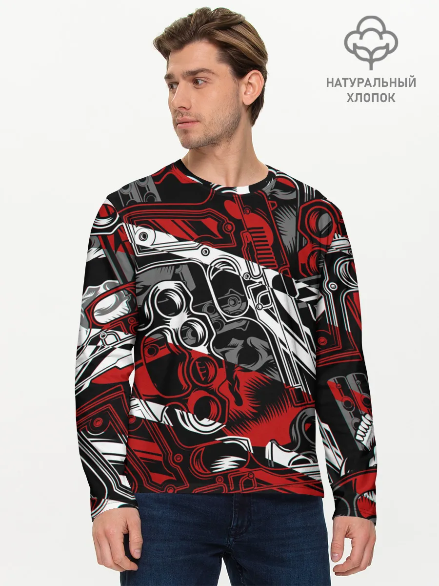 Мужской лонгслив базовый / Оружейный барон