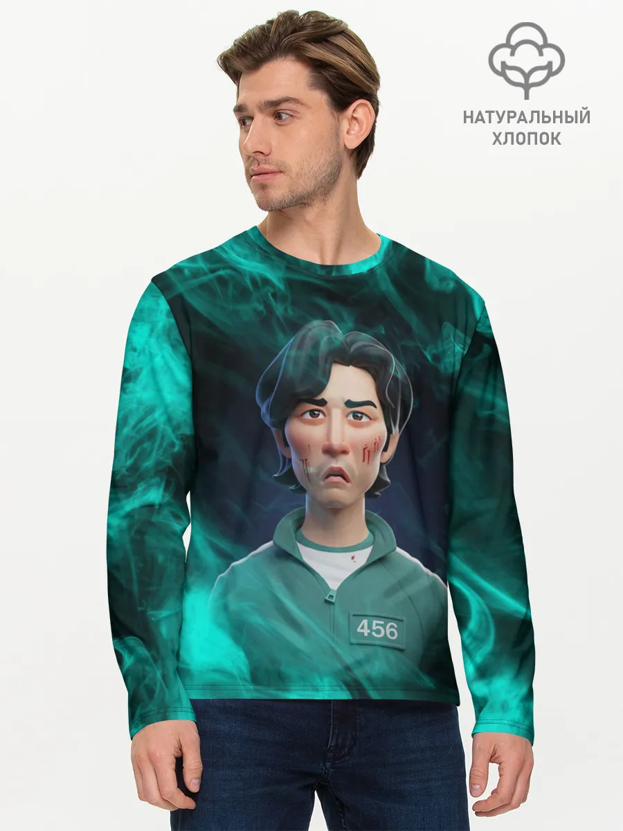 Мужской лонгслив базовый / Seong Gi-hun | Squid Game