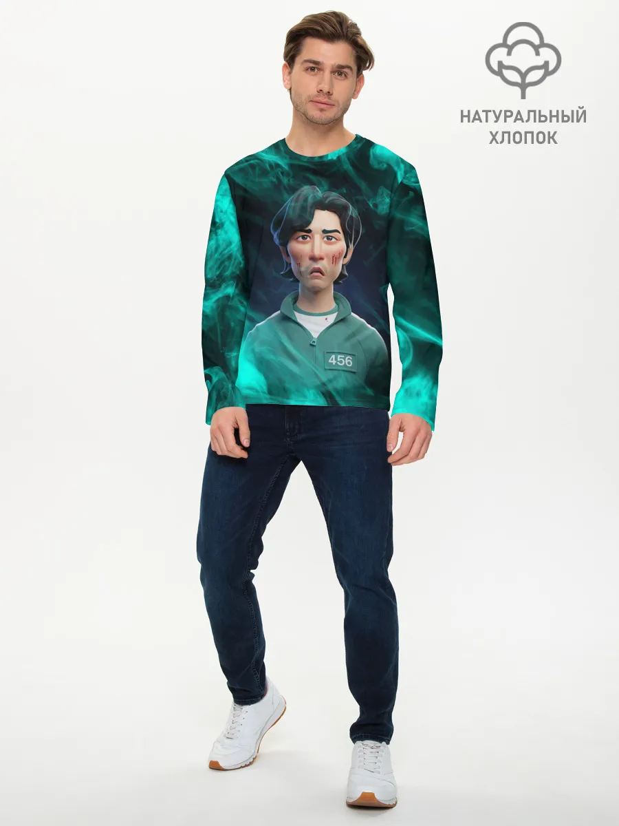 Мужской лонгслив базовый / Seong Gi-hun | Squid Game