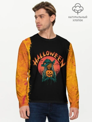 Мужской лонгслив базовый / СТАРАЯ ВЕДЬМА | THE OLD WITCH