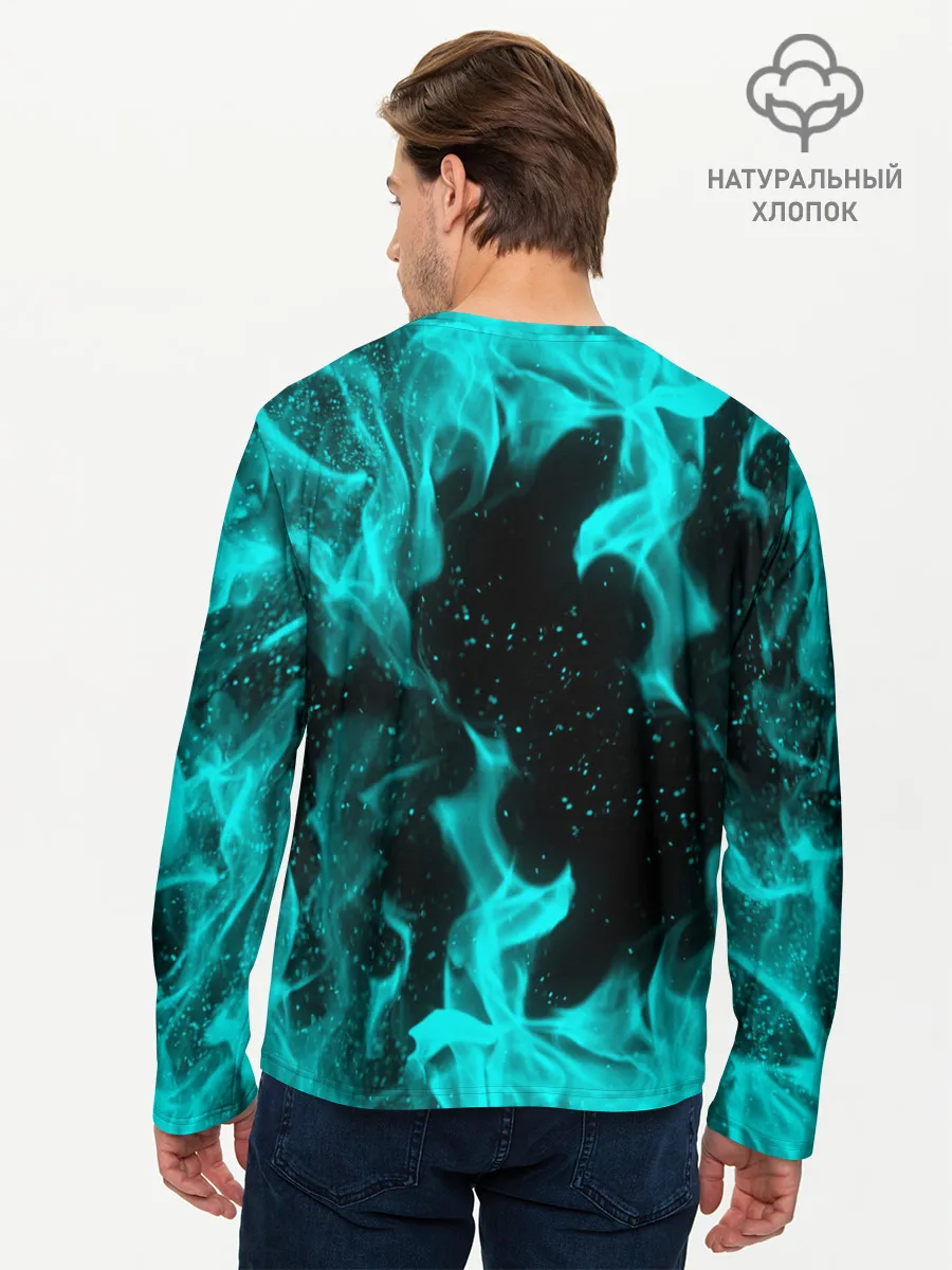 Мужской лонгслив базовый / Кан Сэ Бёк 3D ART | 067