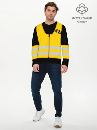 Мужской лонгслив базовый / ПРЕССА. Специальный корреспондент.