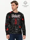 Мужской лонгслив базовый / Slipknot Rock | Слипкнот Музыка Рок Гранж