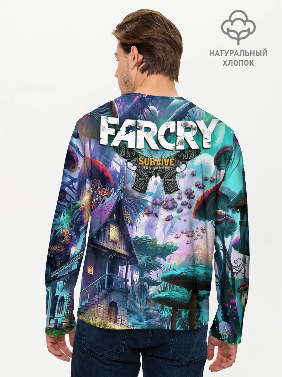 Мужской лонгслив базовый / MushroomTrip