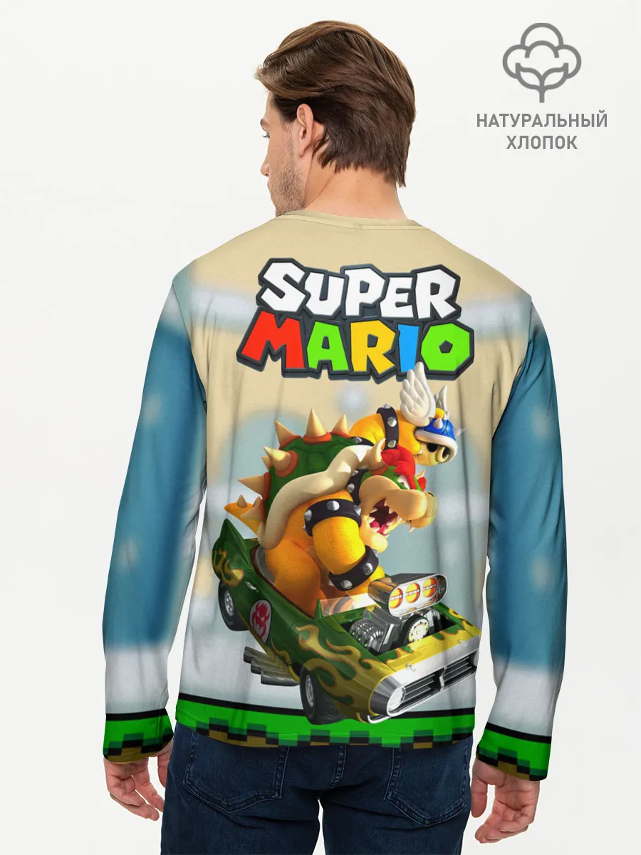 Мужской лонгслив базовый / MarioHelmet