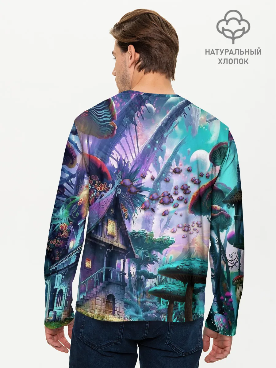 Мужской лонгслив базовый / FantasyFish