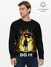 Мужской лонгслив базовый / Чертенок Do it