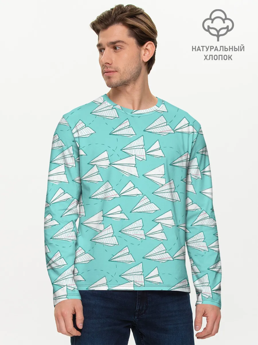 Мужской лонгслив базовый / Paper Airlines