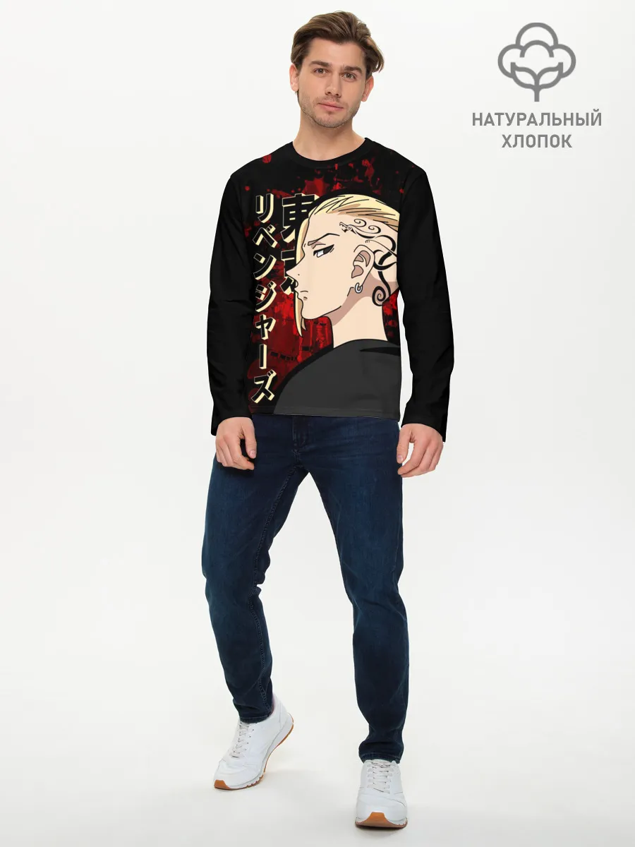 Мужской лонгслив базовый / Токийские мстители: Дракен