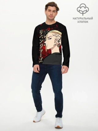 Мужской лонгслив базовый / Токийские мстители: Дракен