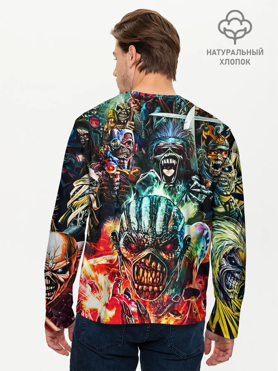 Мужской лонгслив базовый / Iron Maiden